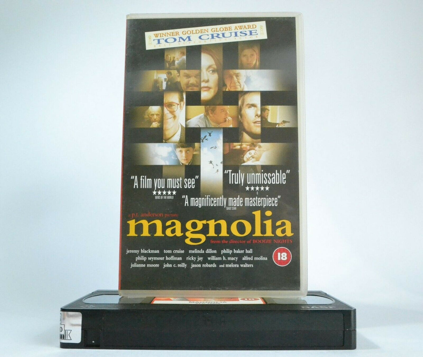 Magnolia (1999); [Free Postcard] Epic Drama - Large Box - Tom Cruise - Pal VHS-