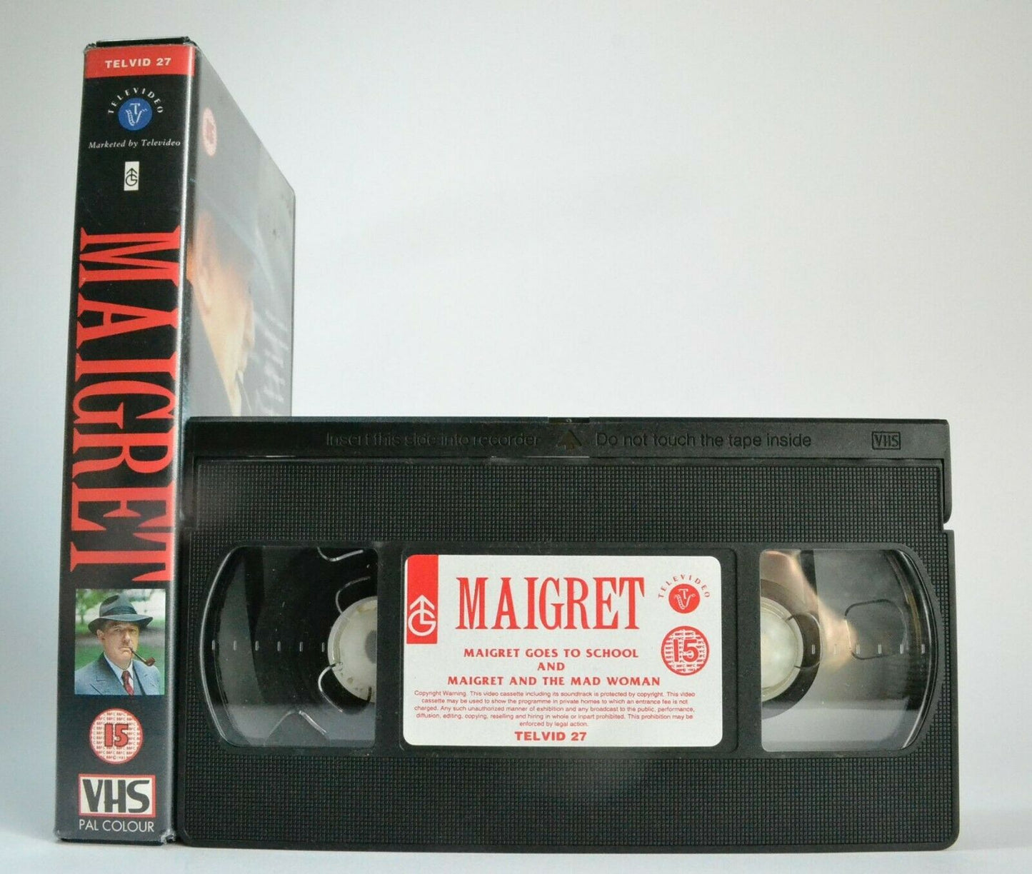 Maigret: 'Maigret Goes To School' - Drama - TV Series - Michael Gambon - Pal VHS-