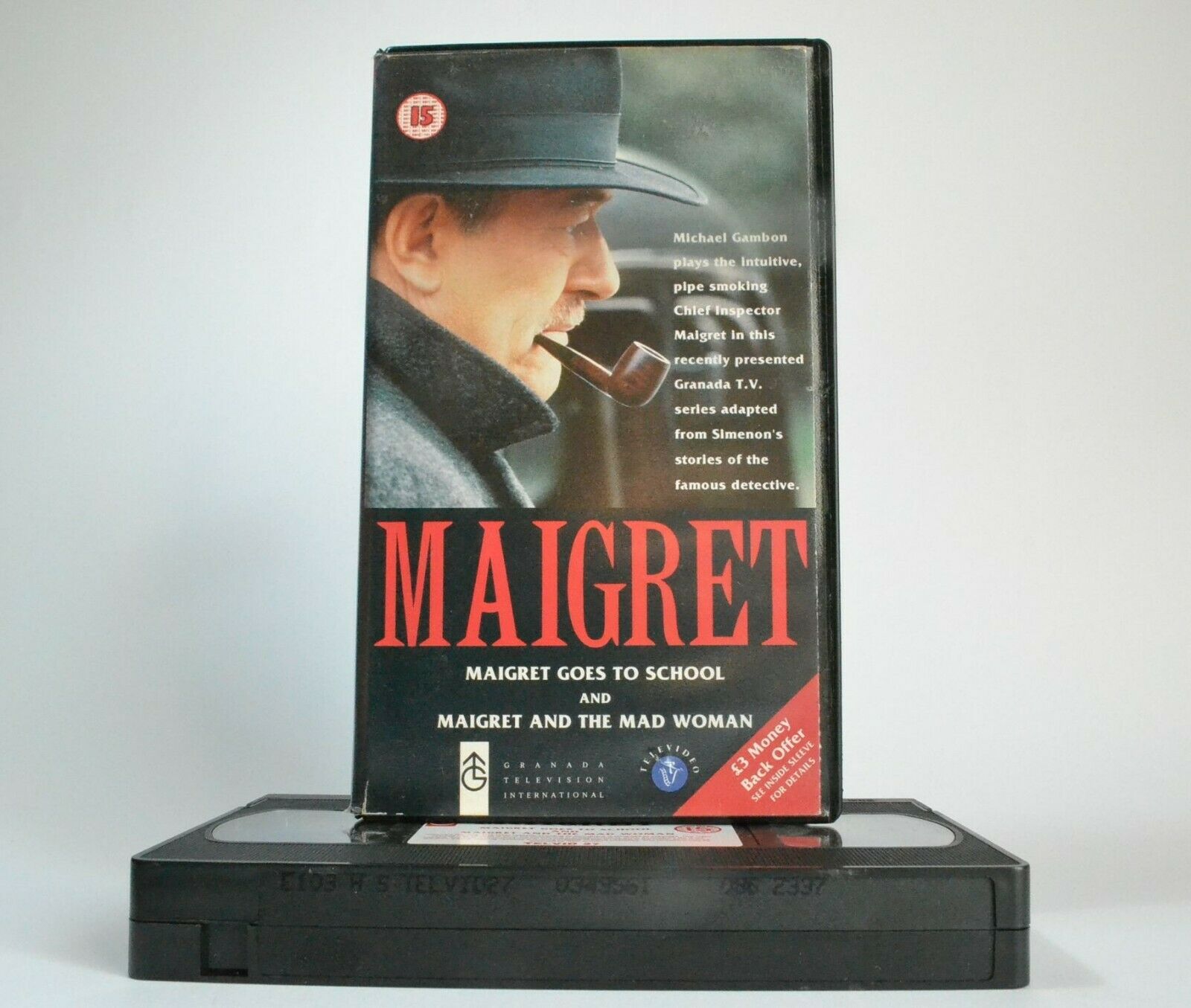 Maigret: 'Maigret Goes To School' - Drama - TV Series - Michael Gambon - Pal VHS-