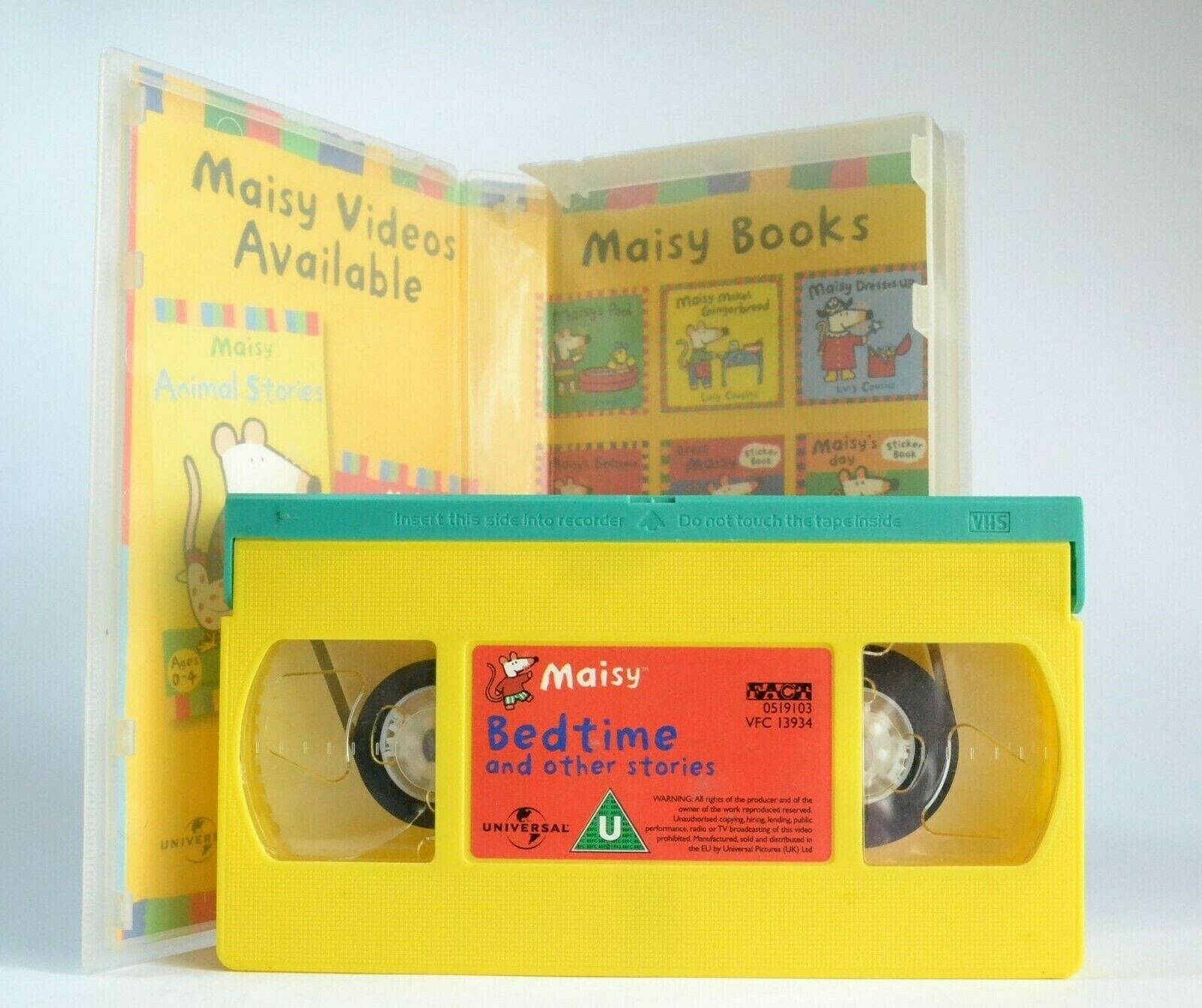 Maisy: Bedtime And Other Stories - Animated - Educational - Children's - Pal VHS-