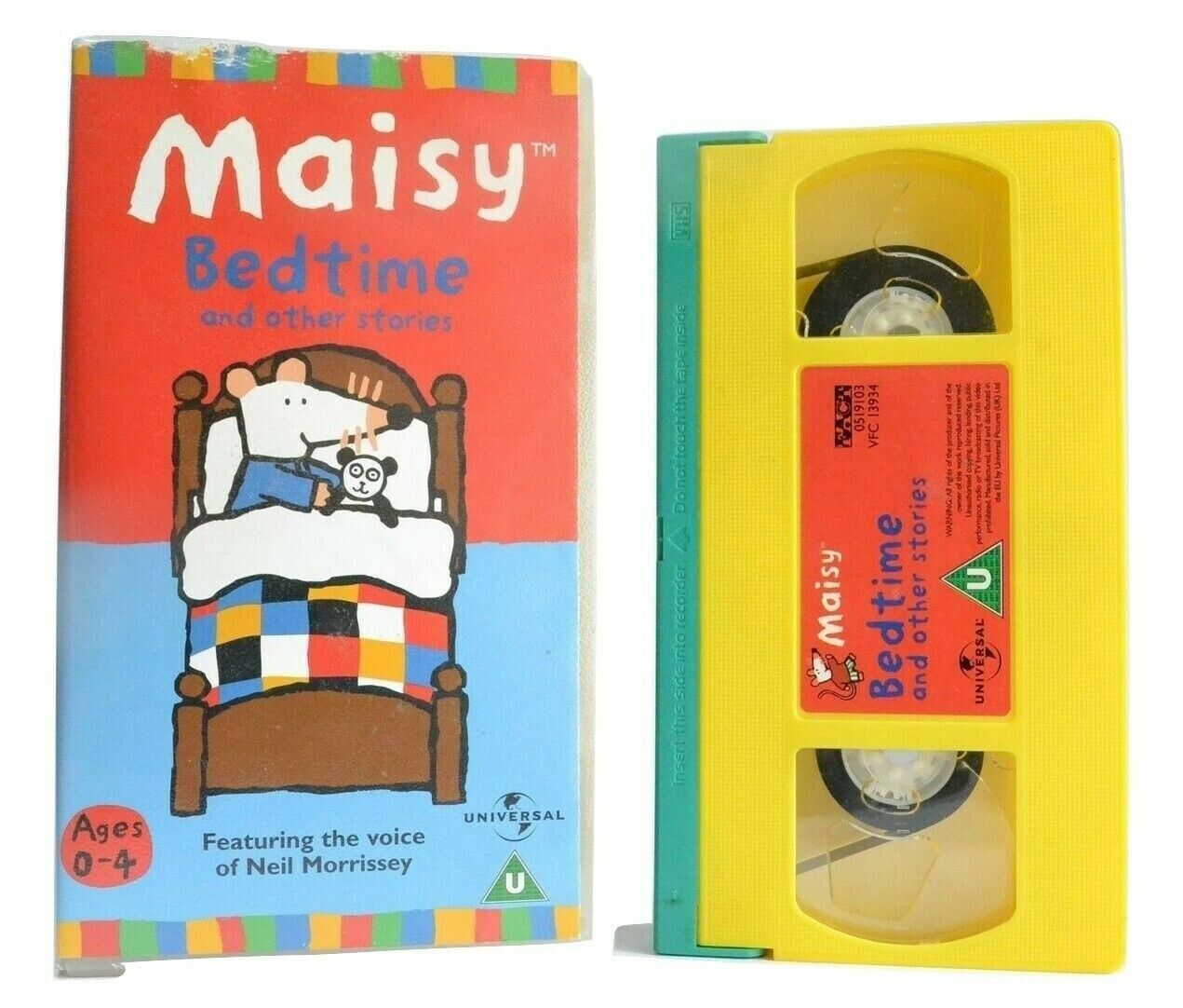 Maisy: Bedtime And Other Stories - Animated - Educational - Children's - Pal VHS-