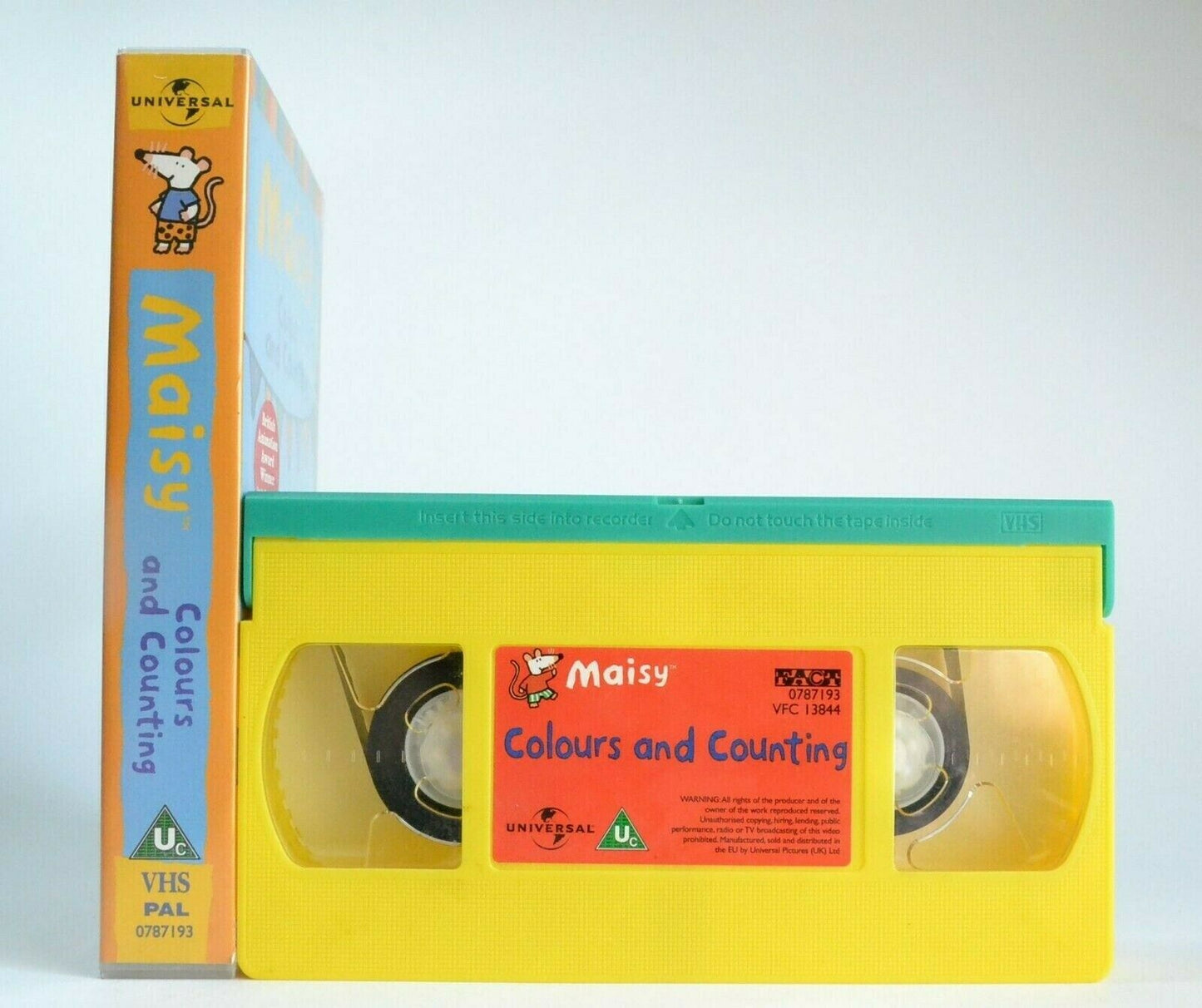 Maisy: Colours And Counting (2000) - Animated - Educational - Children's - VHS-