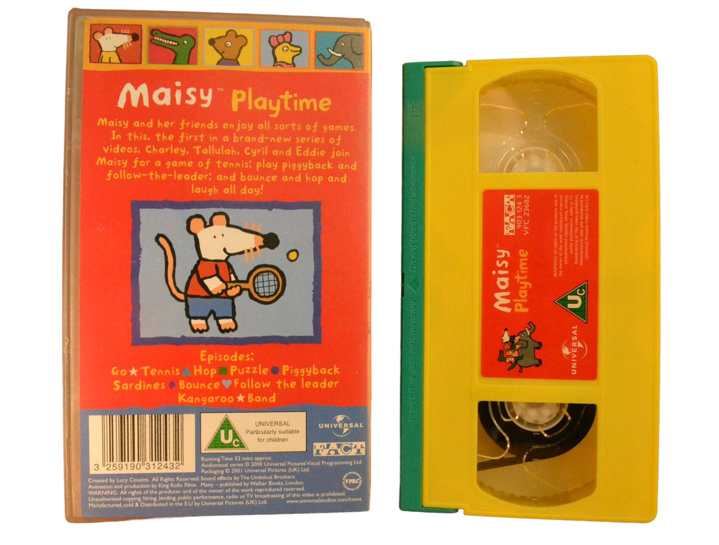 Maisy Playtime (New Episodes) - Universal - Childrens - PAL - VHS-