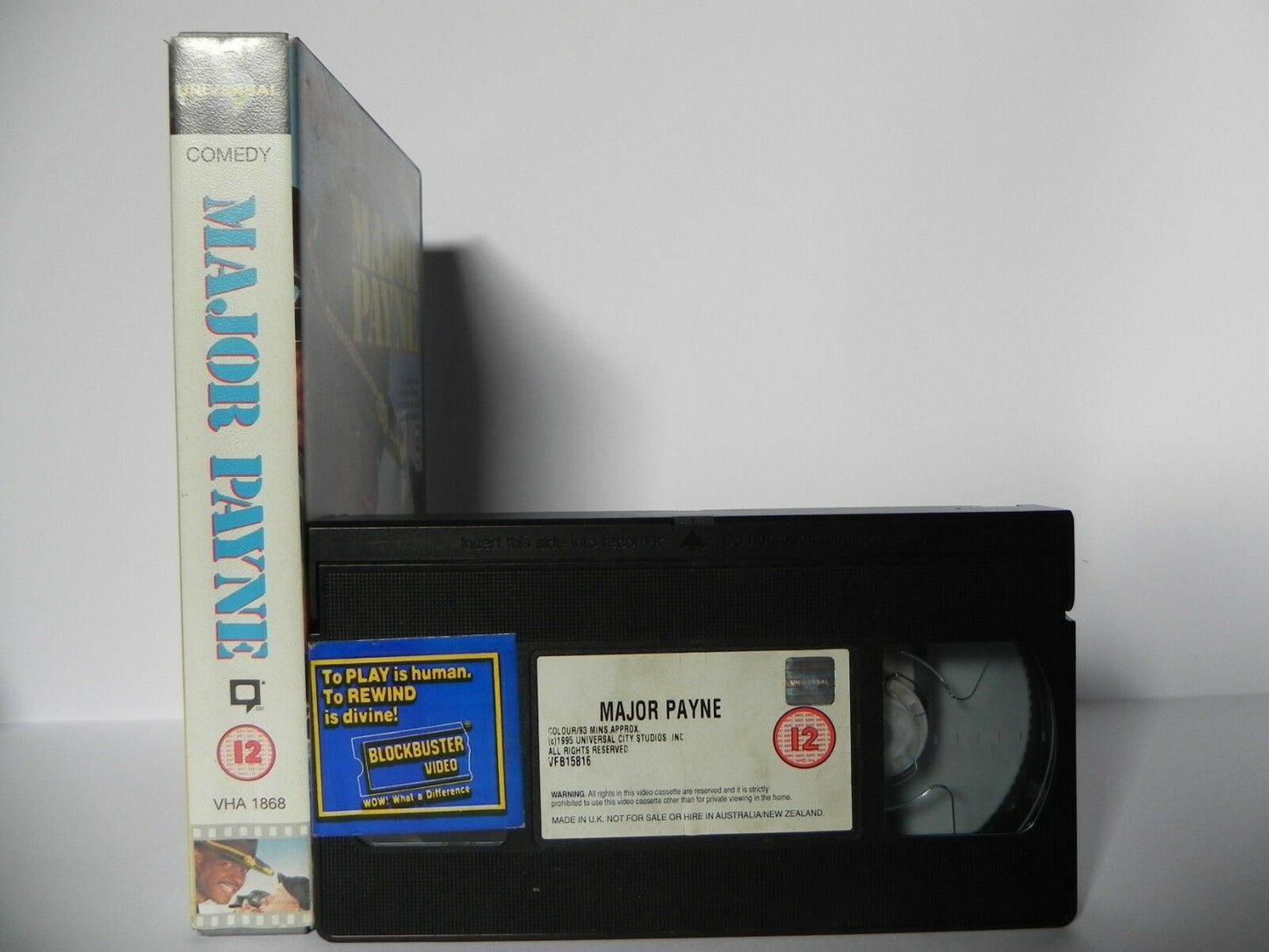 Major Payne - Large Box - Universal - Comedy - Ex-Rental - Damon Wayans - VHS-