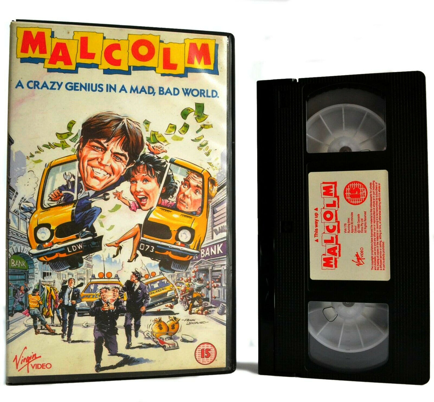 Malcolm: Comedy (1986) - Large Box - 8 AFI Awards Winner - C.Friels - Pal VHS-