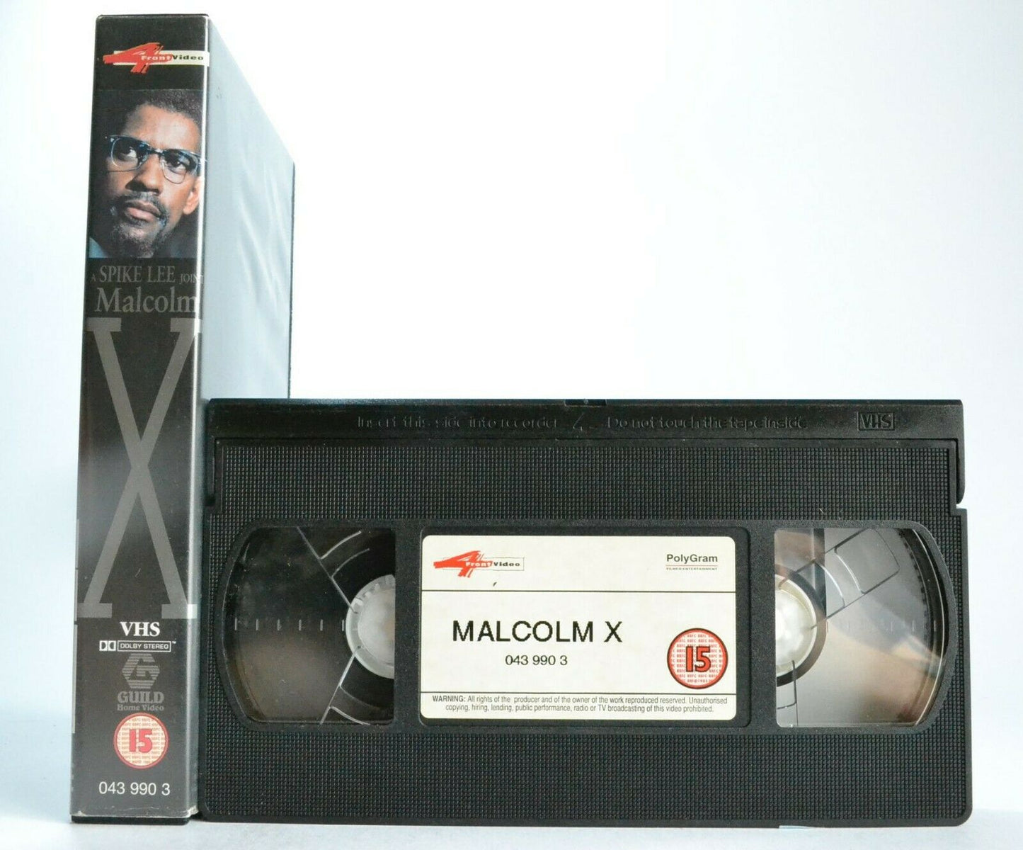 Malcolm X (1992) - Spike Lee - Biographical Drama - Denzel Washington - Pal VHS-