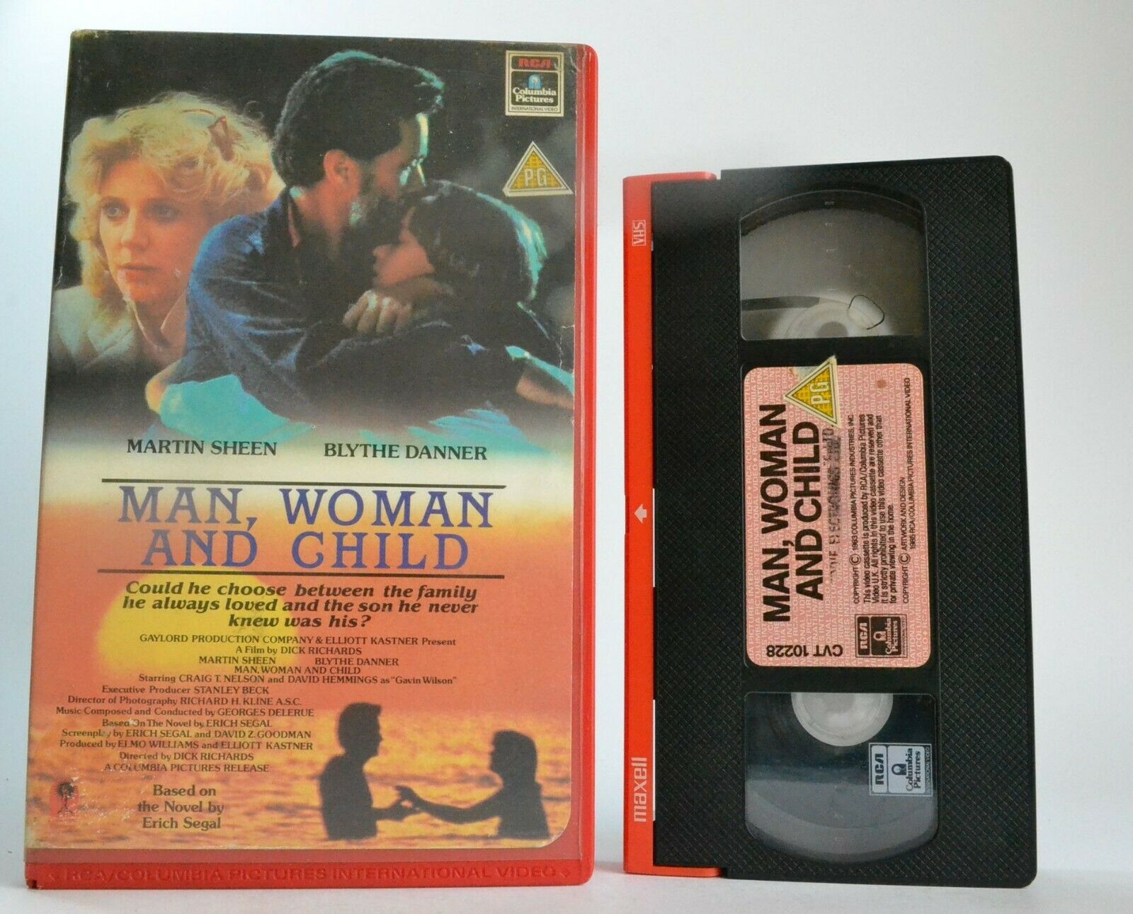 Man, Woman And Child - Drama - Large Box - Martin Sheen/Blythe Danner - Pal VHS-