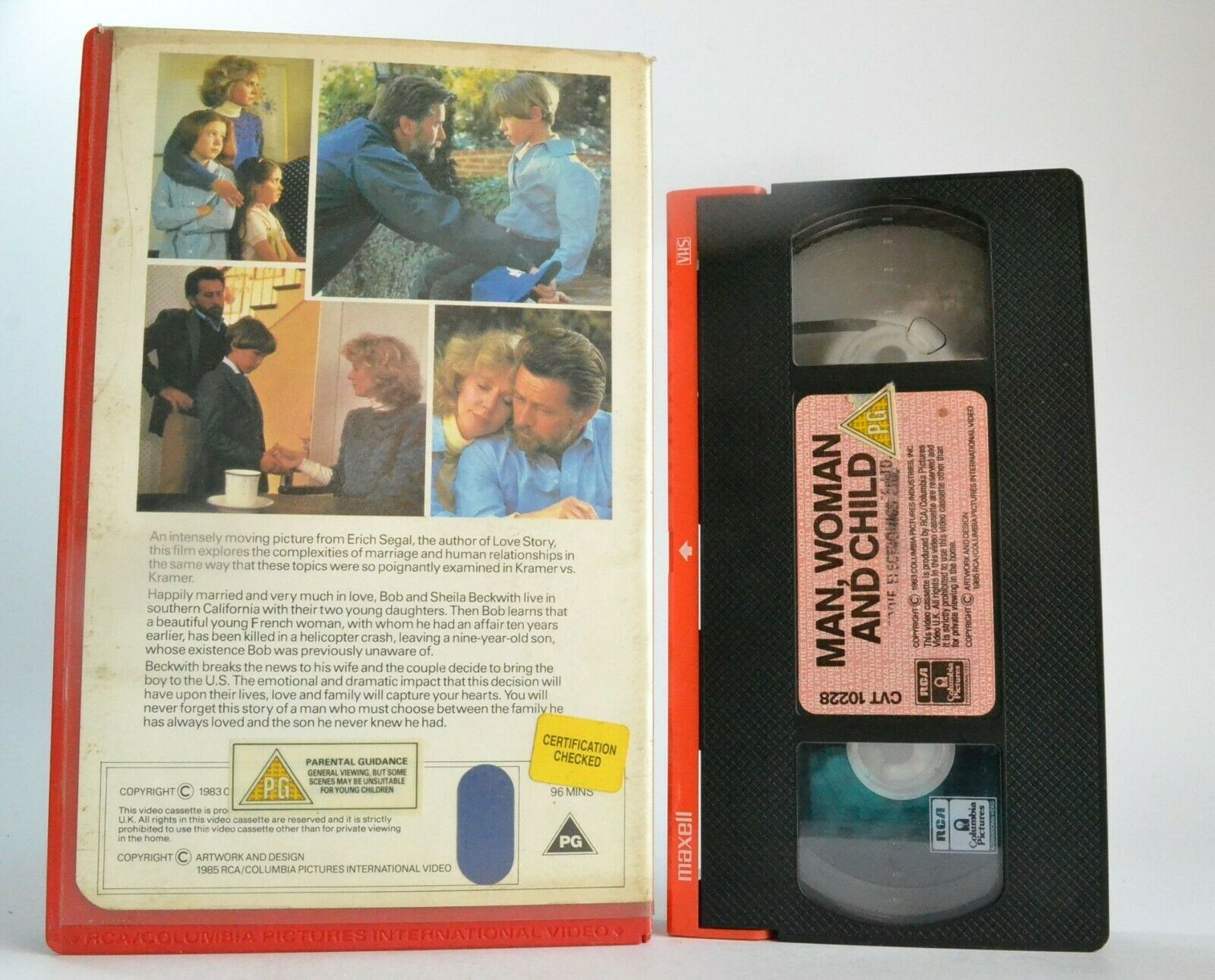 Man, Woman And Child - Drama - Large Box - Martin Sheen/Blythe Danner - Pal VHS-