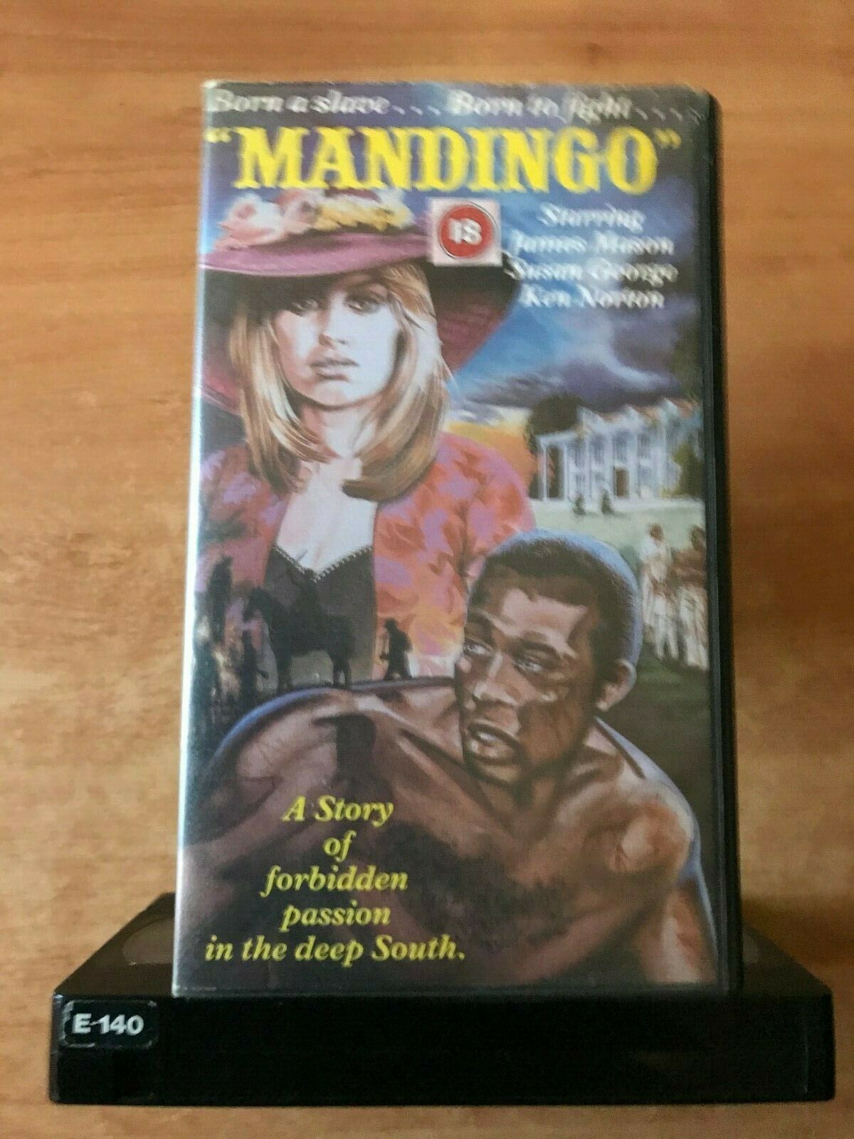 Mandingo (1975); [CIC Video]: Rough Historical Drama/Stallone Plays Extra - VHS-