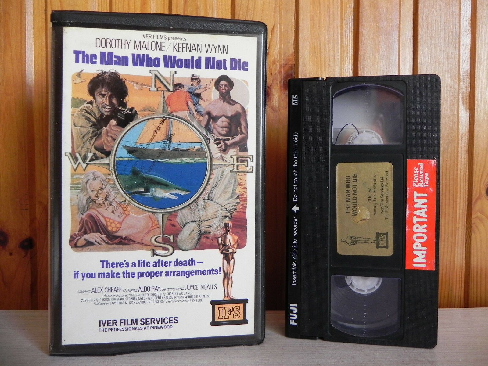 Mandingo - The Man Who Would Not Die - IFS Films - Big Box - Rare Pre Cert VHS-