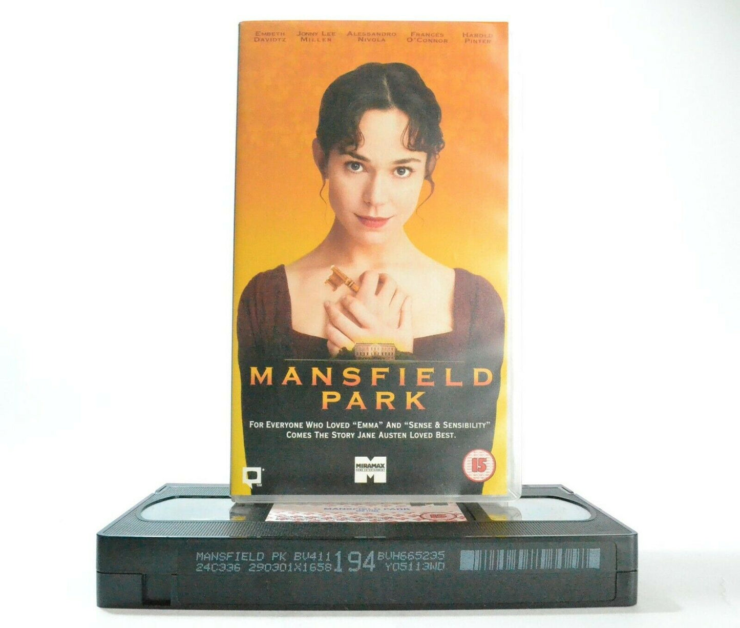 Mansfield Park: Based On Jane Austen Novel - Romantic Comedy (1999) - Pal VHS-