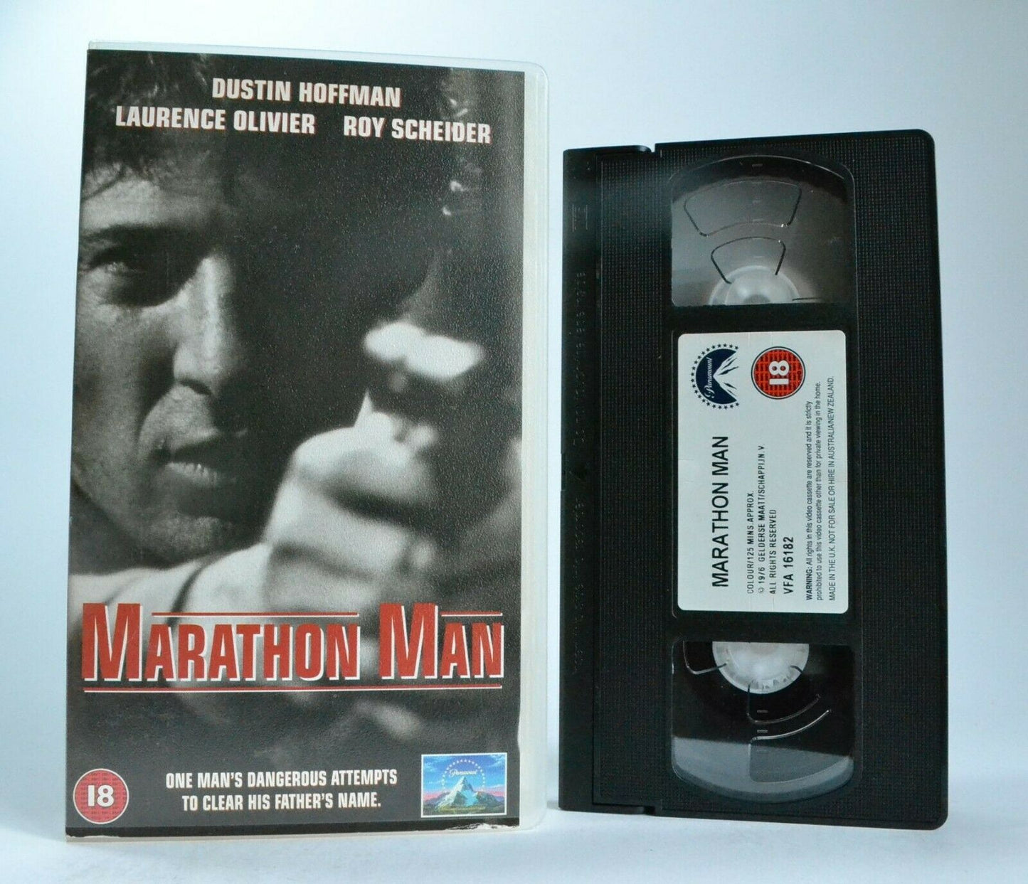 Marathon Man: Based On W.Goldman Novel - Suspense Thriller - D.Hoffman - Pal VHS-