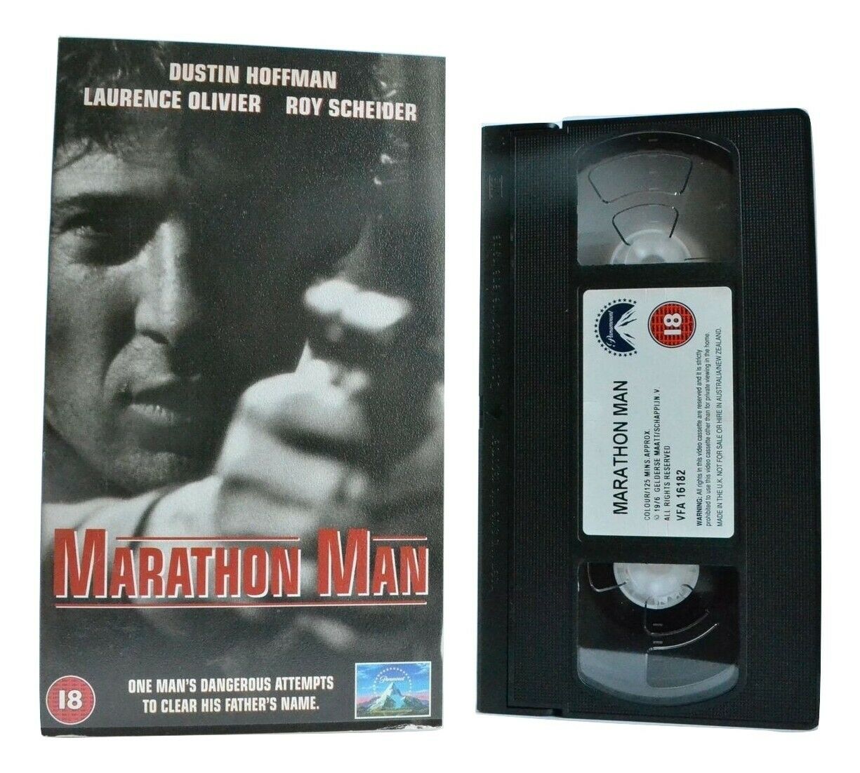 Marathon Man: Based On W.Goldman Novel - Suspense Thriller - D.Hoffman - Pal VHS-