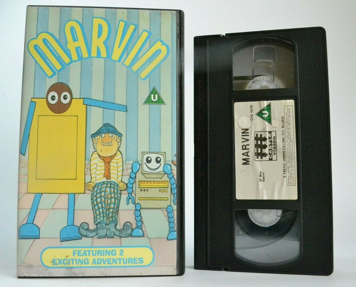 Marvin [Castle Vision] -'London Calling'- Animated Adventures - Children's - VHS-