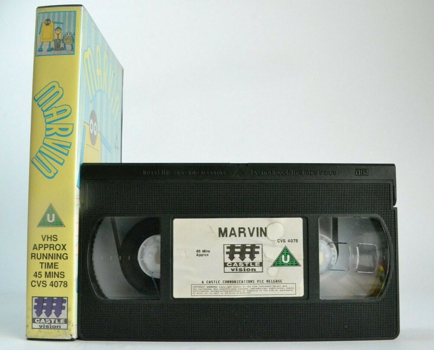 Marvin [Castle Vision] -'London Calling'- Animated Adventures - Children's - VHS-