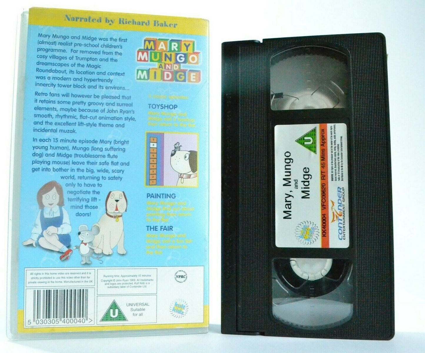 Mary, Mungo And Midge: By Richard Baler - 3 Classic Episodes - Children's - VHS-