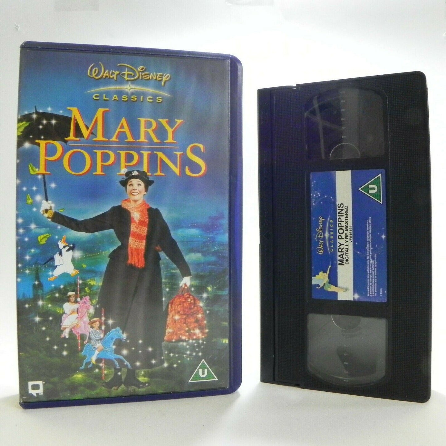 Mary Poppins - Disney Classics - Children's - Julie Andrews/Dick Van Dyke - VHS-