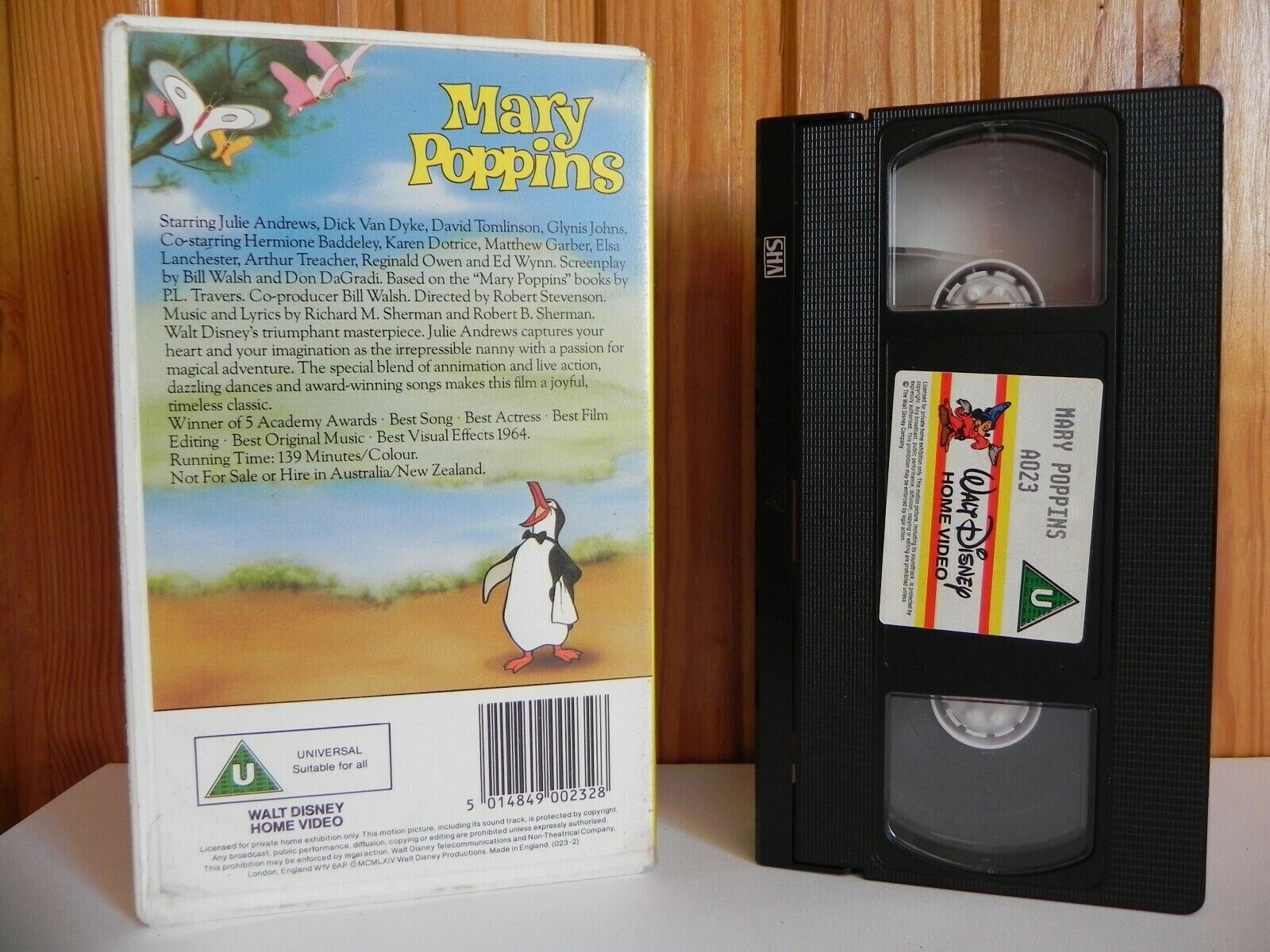 Mary Poppins - Disney Classics - Family - Julie Andrews - Dick Van Dyke - VHS-