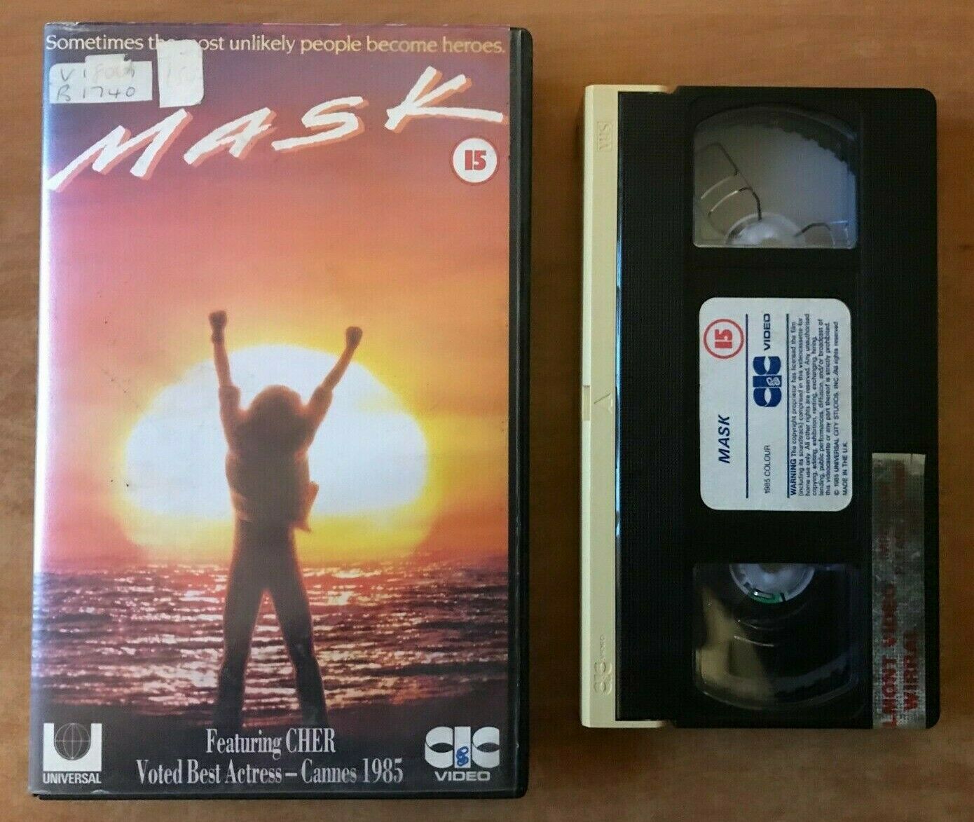 Mask (1985): Biograpical Drama [Large Box] True Story - Che / Eric Stoltz - VHS-