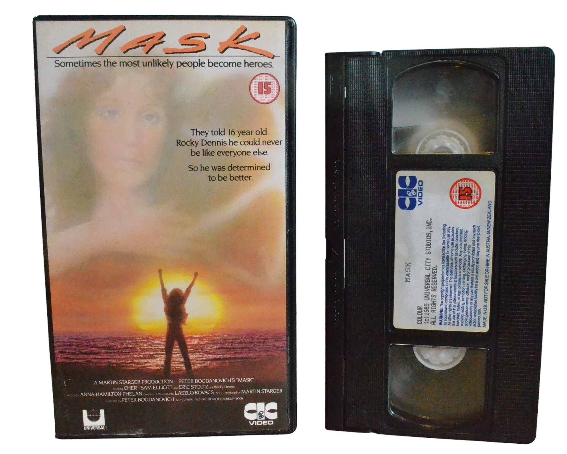 Mask - Cher - CIC Video - VHR1183 - Drama - Pal - VHS-