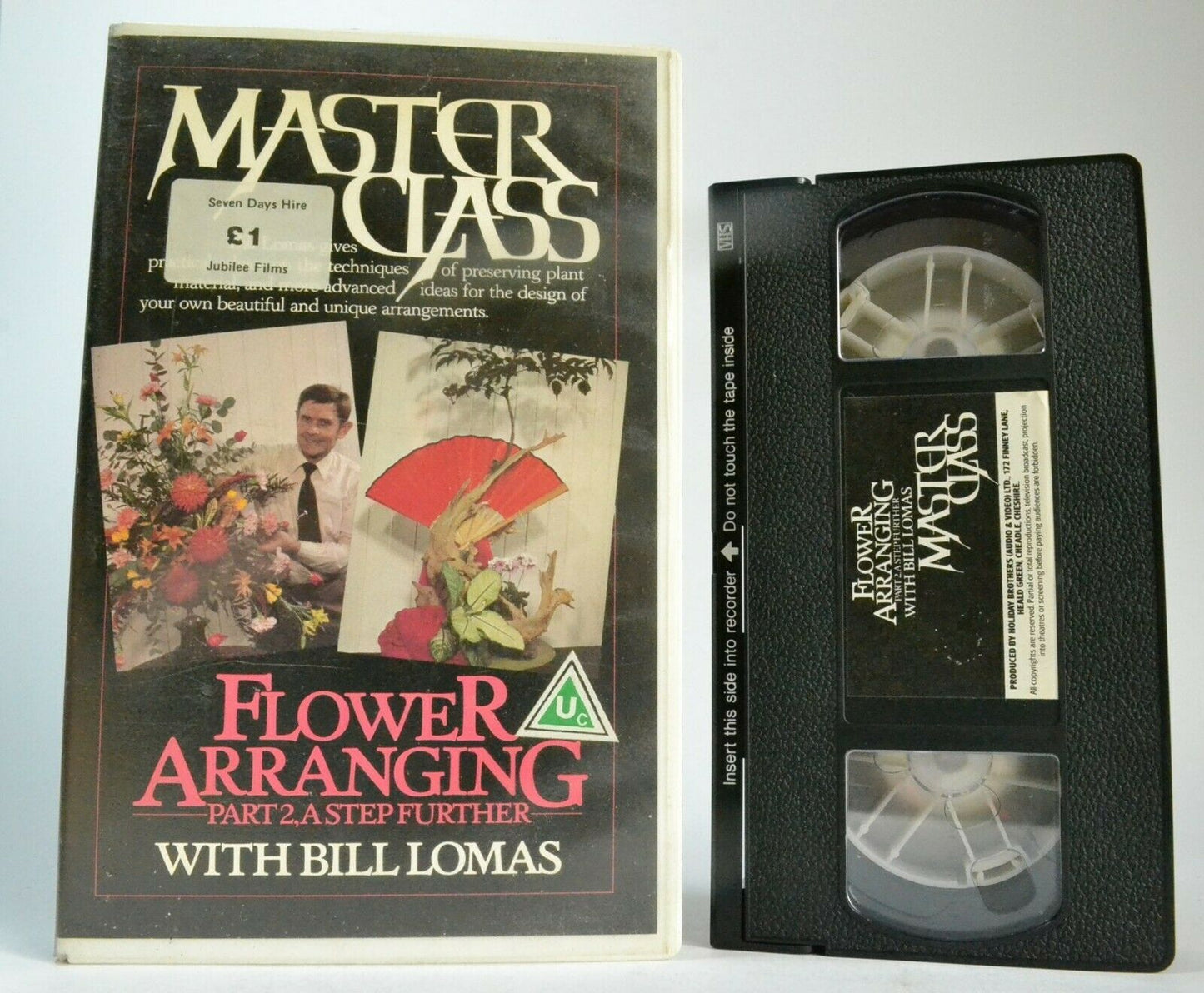 Master Class Flower Arranging Part 2: A Step Further [Bill Lomas] Big Box - VHS-