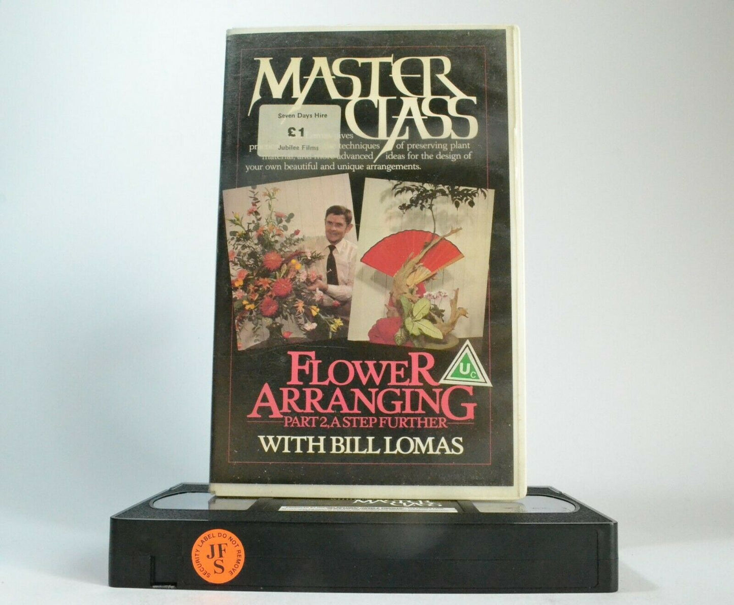 Master Class Flower Arranging Part 2: A Step Further [Bill Lomas] Big Box - VHS-