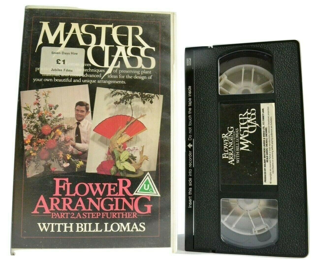 Master Class Flower Arranging Part 2: A Step Further [Bill Lomas] Big Box - VHS-