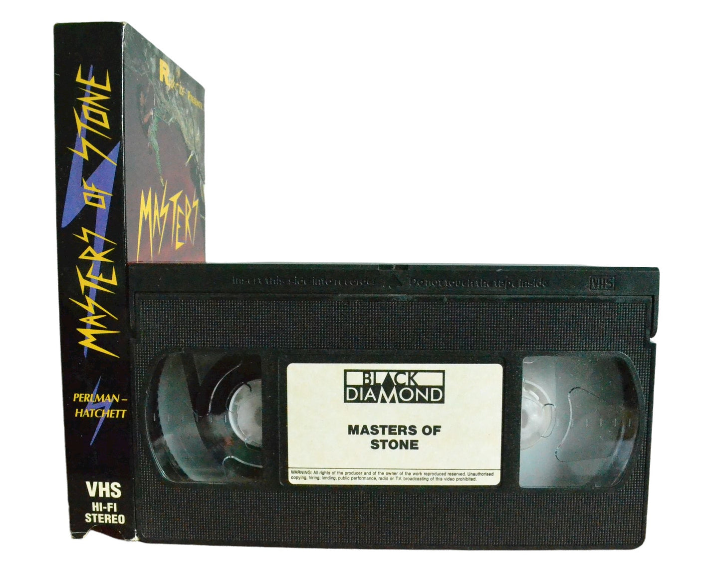 Masters Of Stone - Ron Kauk - Black Diamond - Vintage - Pal VHS-