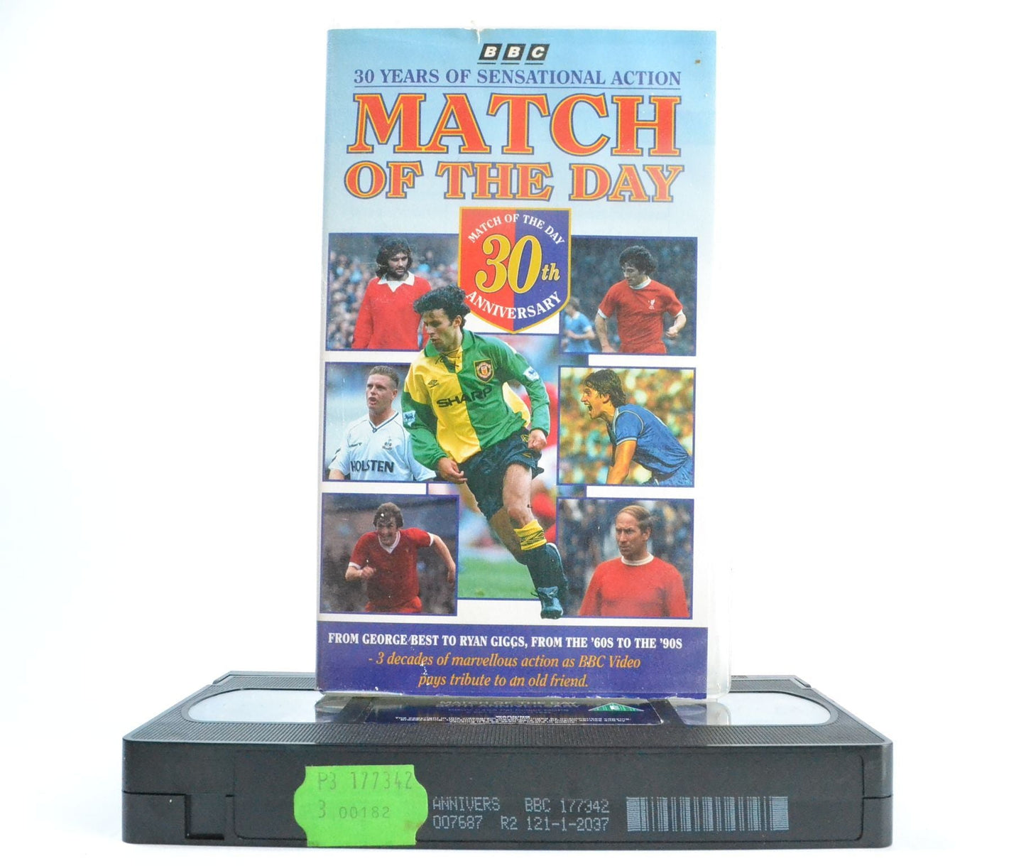 Match Of The Day [30th Anniversary]: from Best to Giggs (1994) BBC Video - VHS-