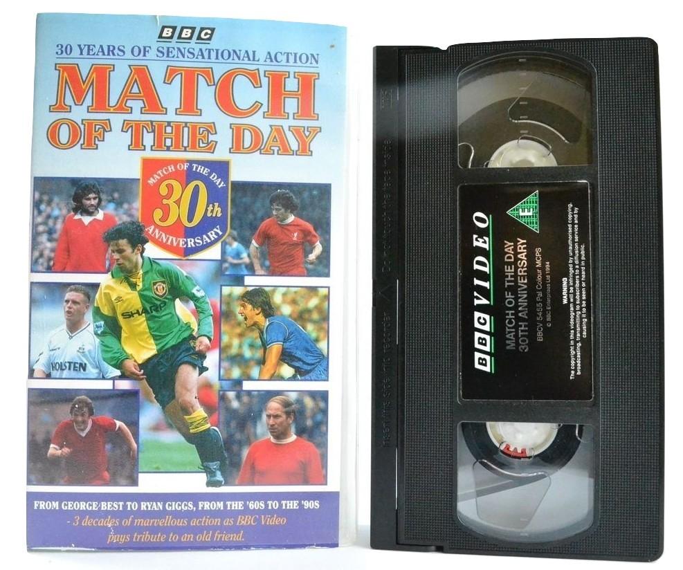 Match Of The Day [30th Anniversary]: from Best to Giggs (1994) BBC Video - VHS-