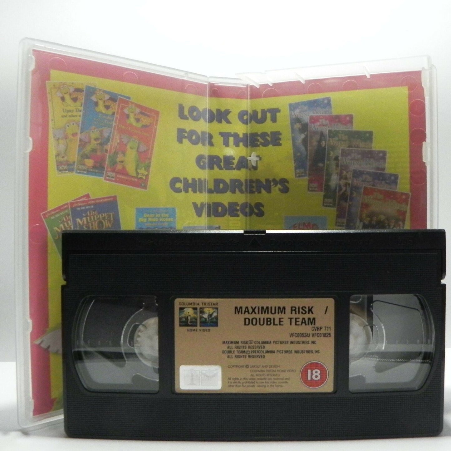 Maximum Risk/Double Team: Van Damme/Rodman - Kickboxer - Action Video - Pal VHS-