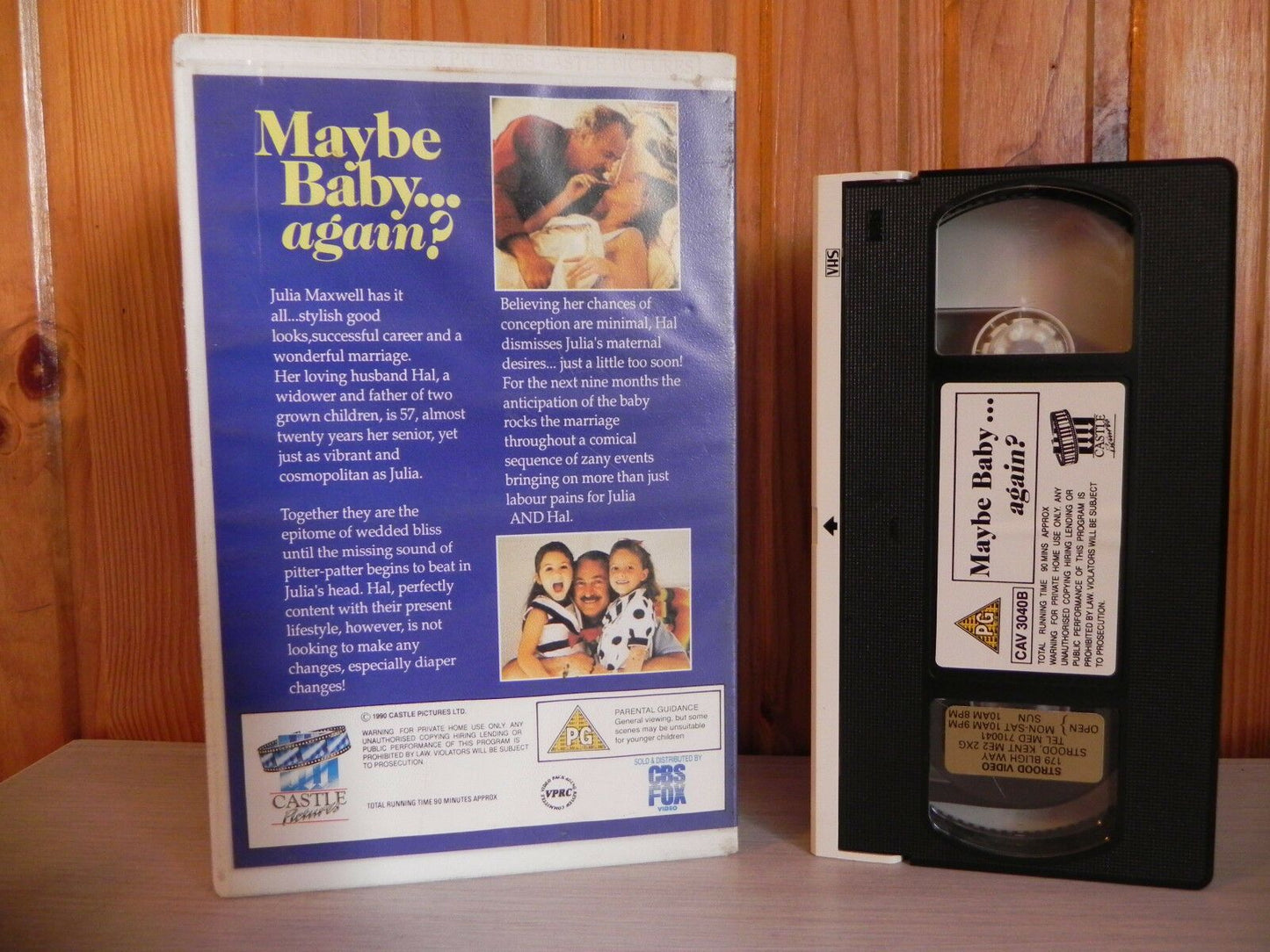 Maybe Baby Again - Big Box - Ex-Rental - Jane Curtin - Dabney Coleman - Pal VHS-