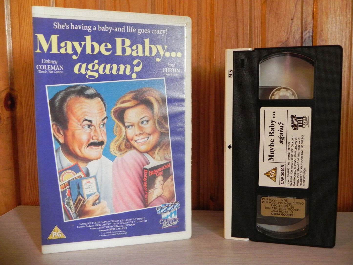 Maybe Baby Again - Big Box - Ex-Rental - Jane Curtin - Dabney Coleman - Pal VHS-