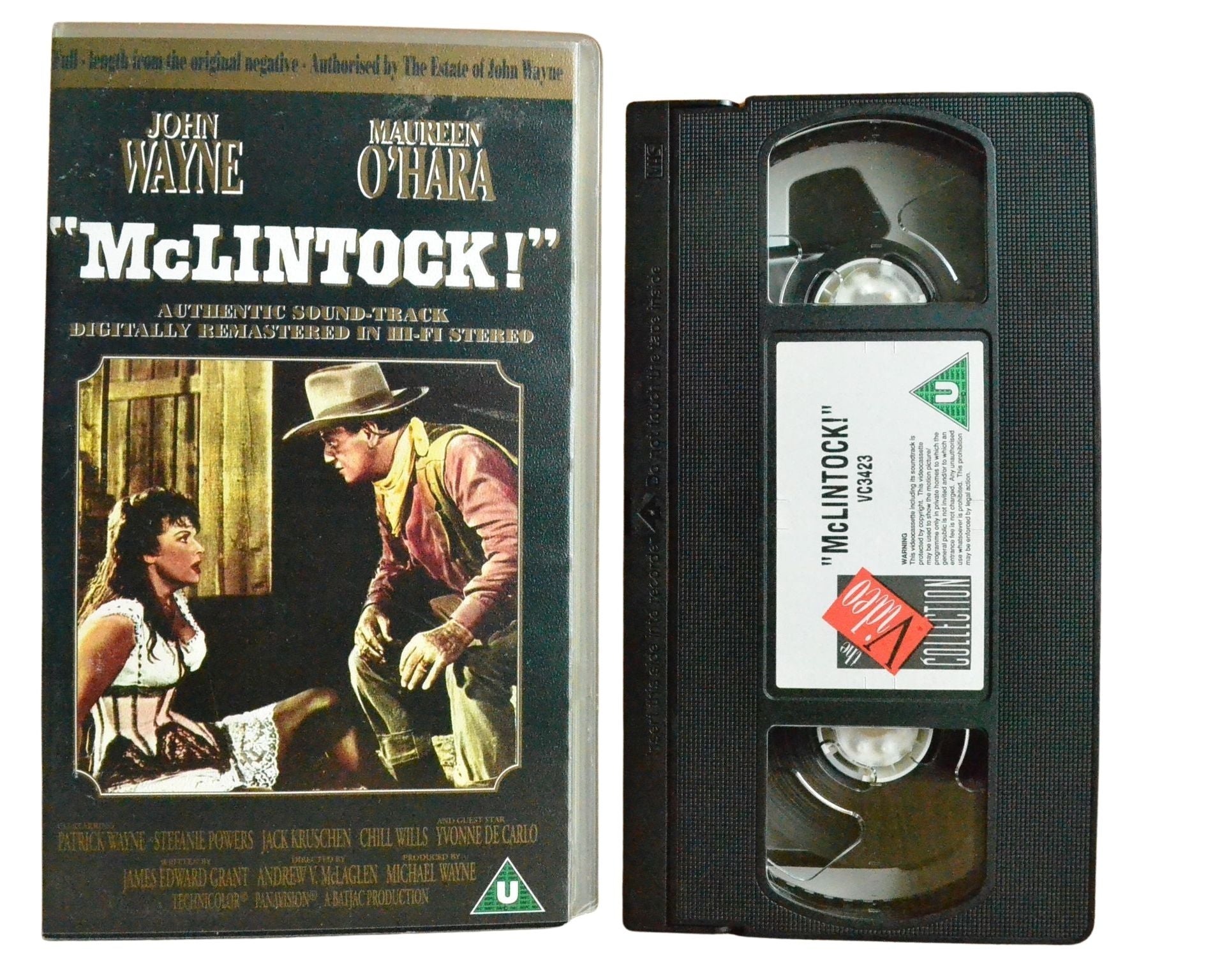 McLintock! - John Wayne - Vintage - Pal VHS-