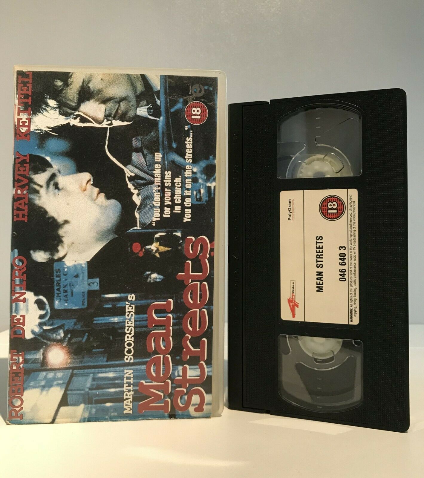 Mean Streets: Film By M.Scorsese (1973) - Crime Drama - H.Keitel/R.De Niro - VHS-