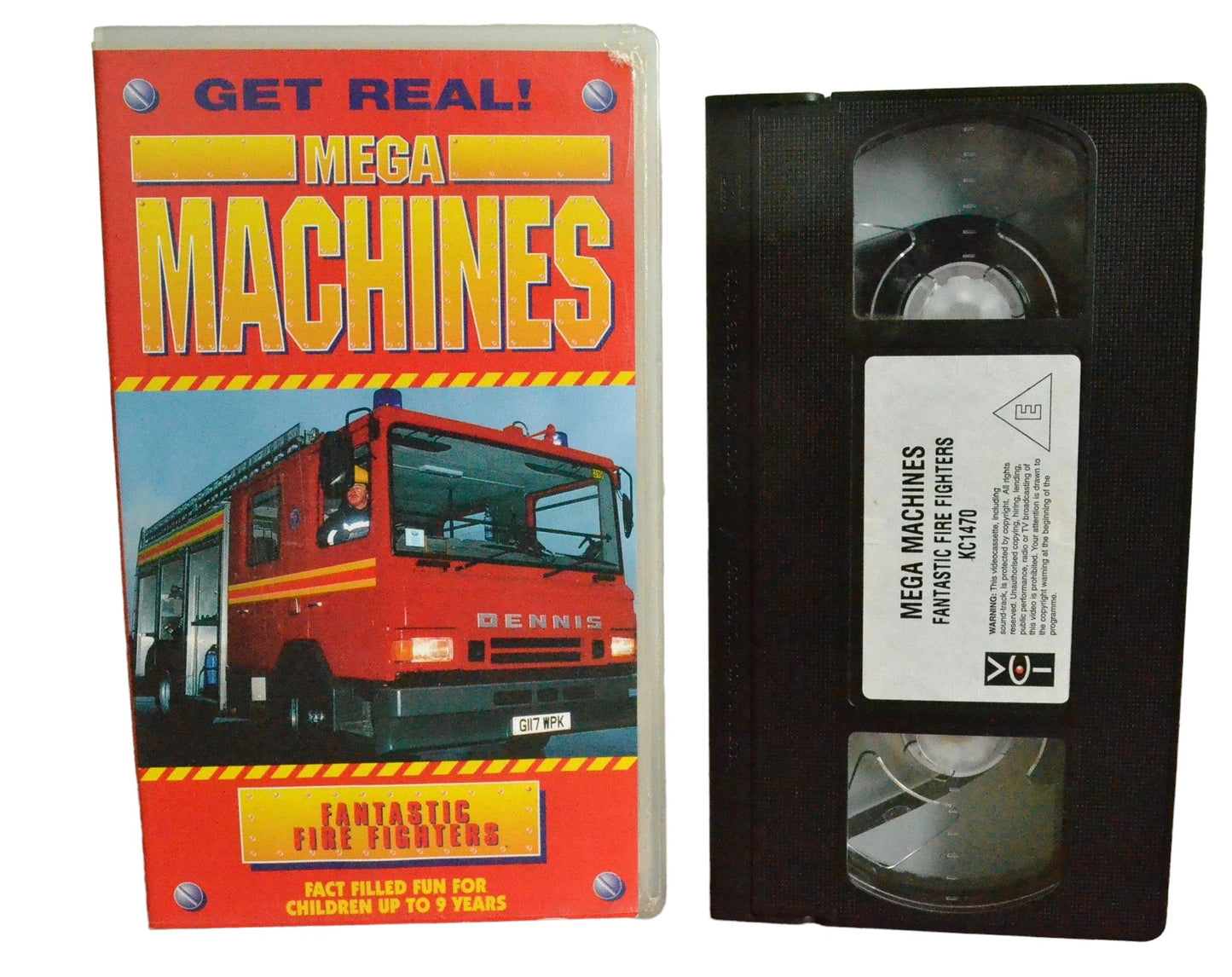 Mega Machines - Fantastic Fire Fighters - Video Collection International - KC1470 - Children - Pal - VHS-