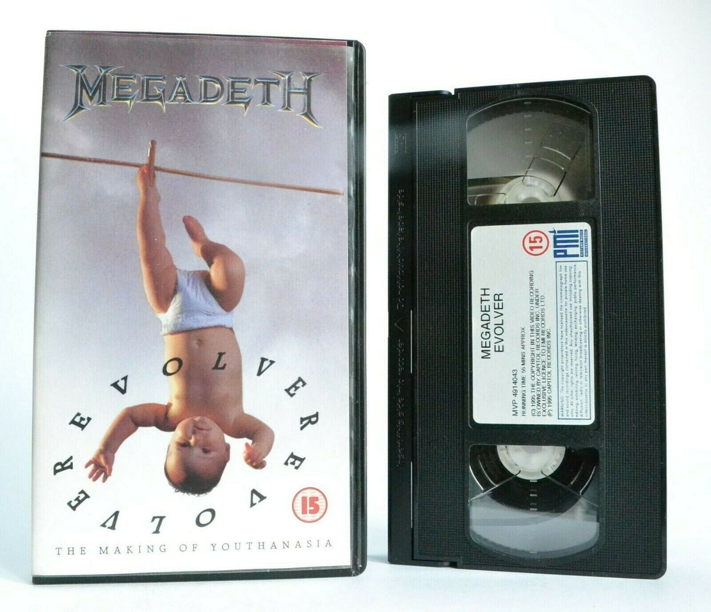 Megadeth: Evolver - Music Videos - Classic Metal Band - Dave Mustaine - Pal VHS-