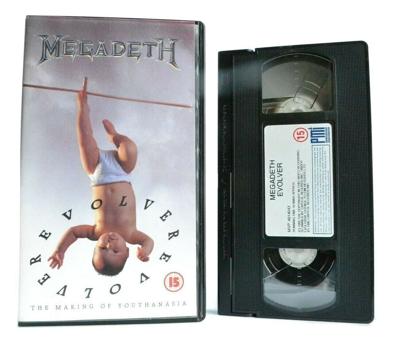 Megadeth: Evolver - Music Videos - Classic Metal Band - Dave Mustaine - Pal VHS-