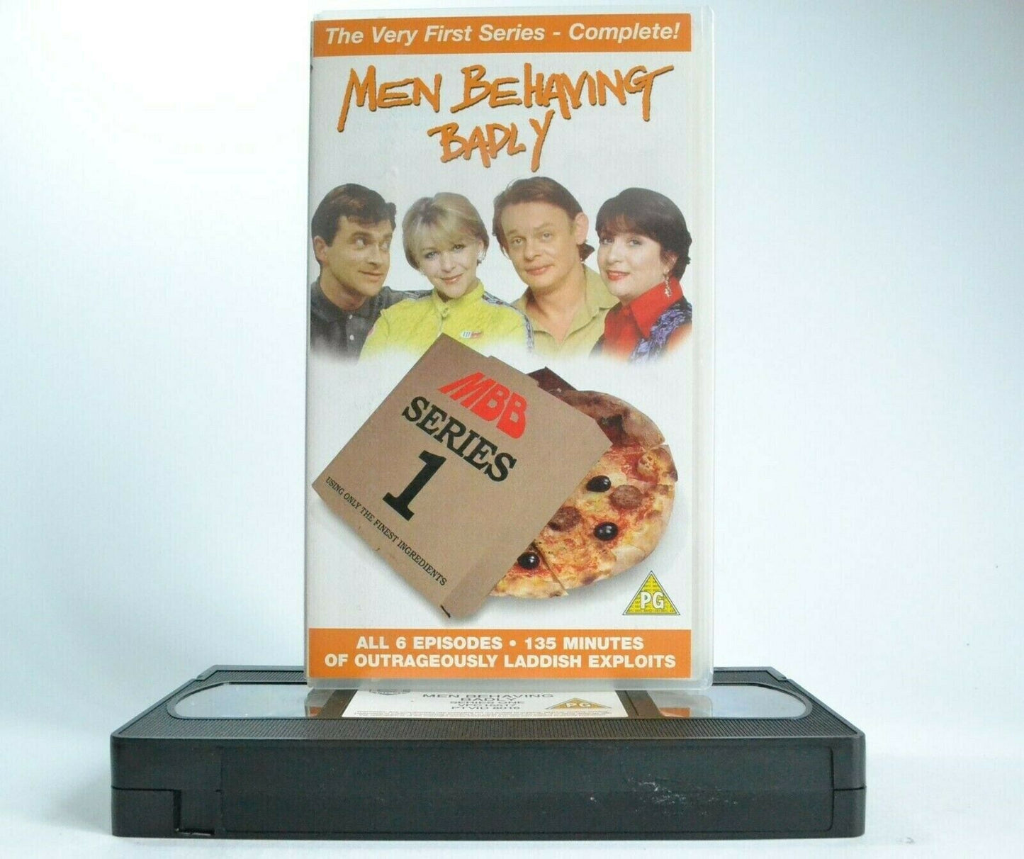 Men Behaving Badly: 1st Complete Series - TV Sitcom - Situation Comedy - Pal VHS-