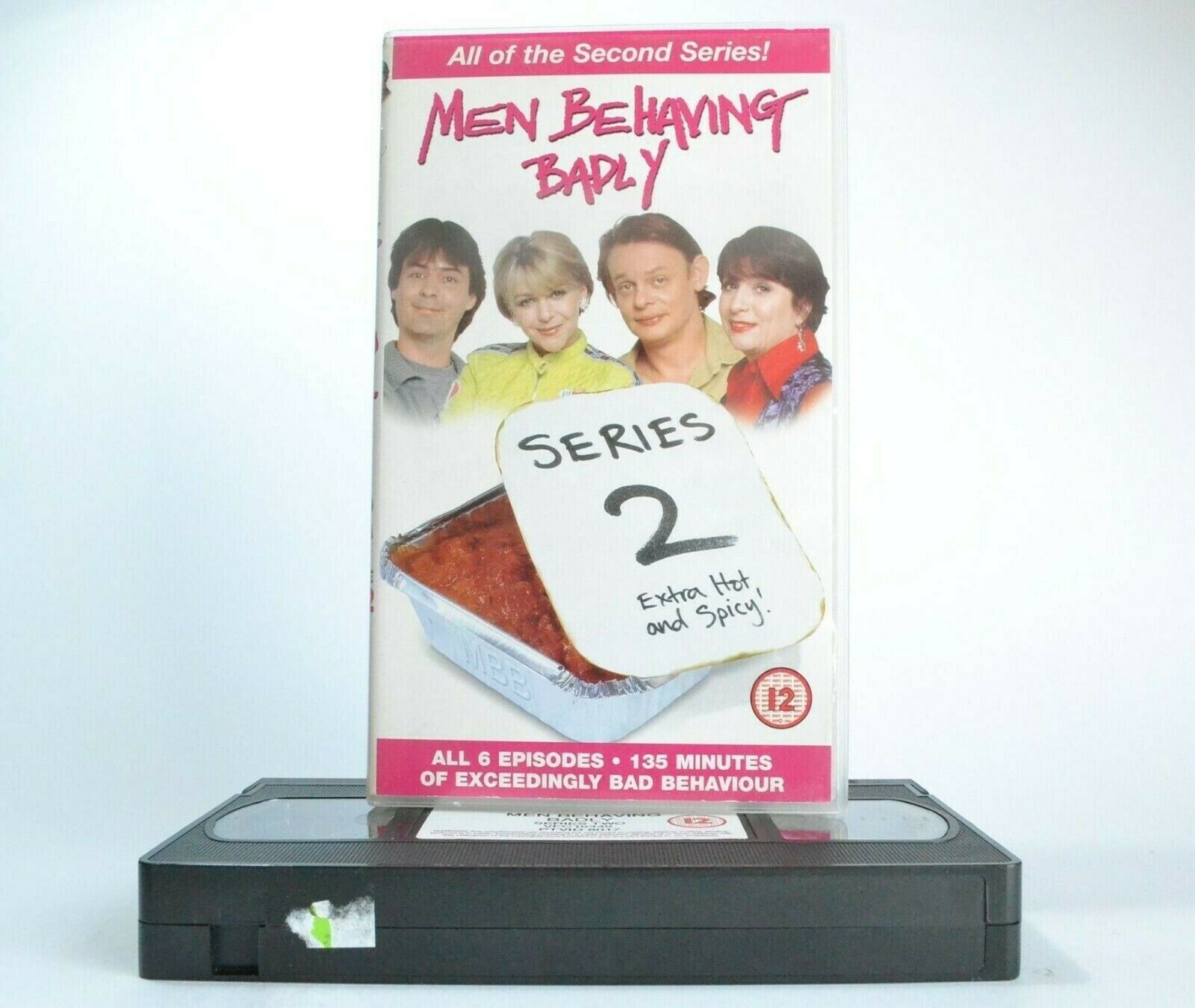 Men Behaving Badly: 2nd Series - British TV Sitcom - Situation Comedy - Pal VHS-