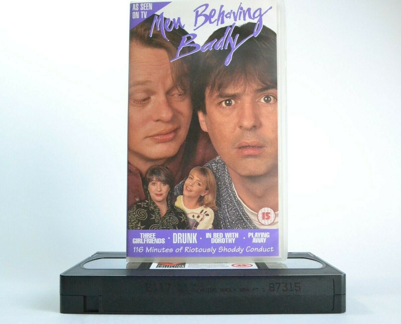 Men Behaving Badly: By Simon Nye - 4 Episodes/Series 4 - British Sitcom - VHS-