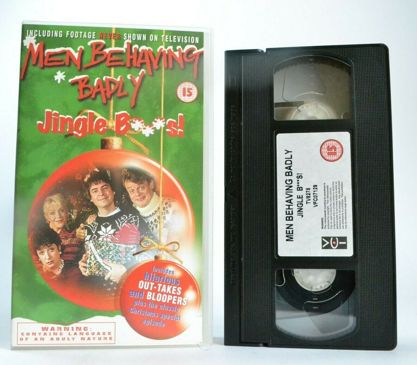 Men Behaving Badly: Jingle B***S - Christmas Special - British Comedy - Pal VHS-