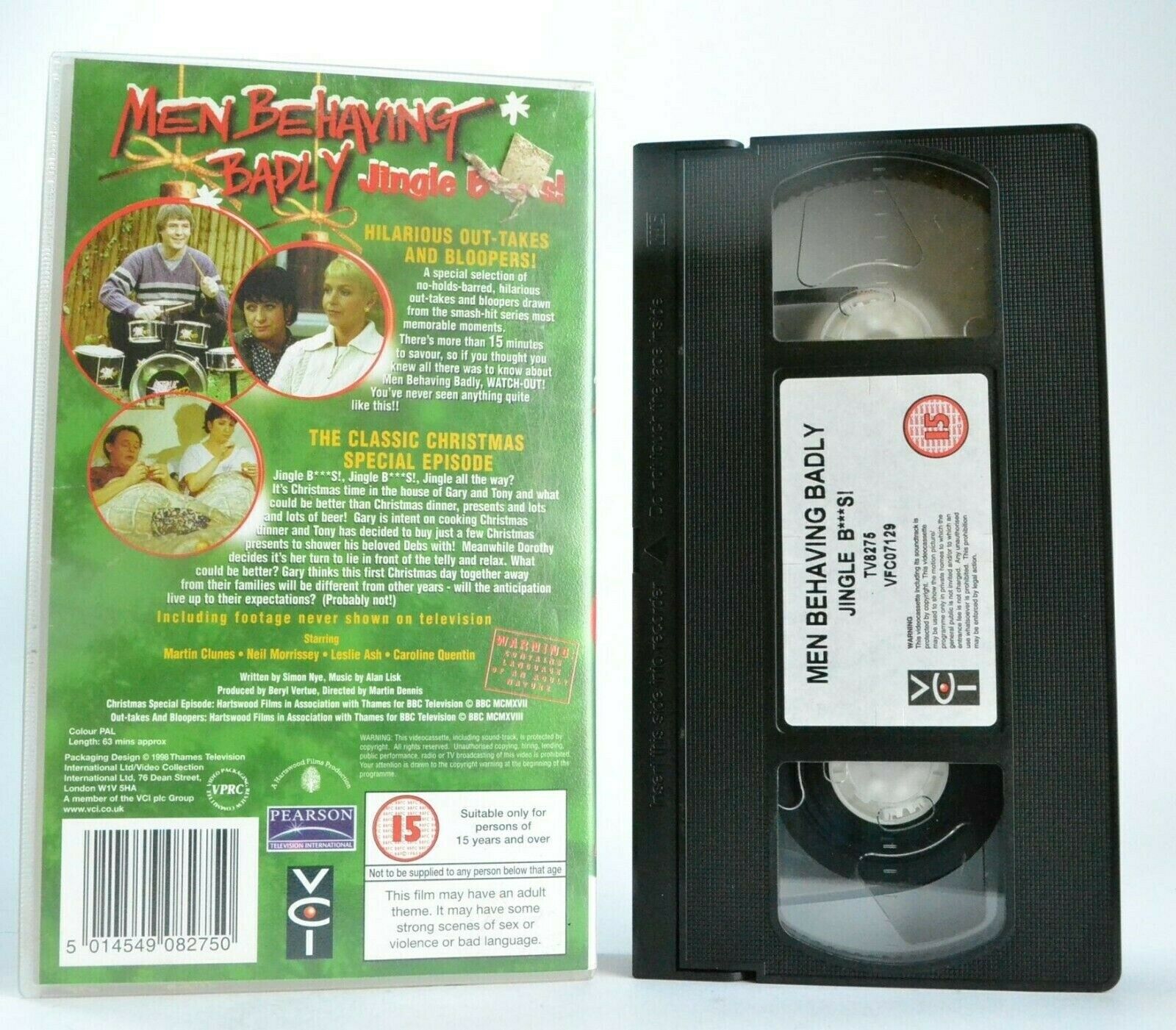 Men Behaving Badly: Jingle B***S - Christmas Special - British Comedy - Pal VHS-