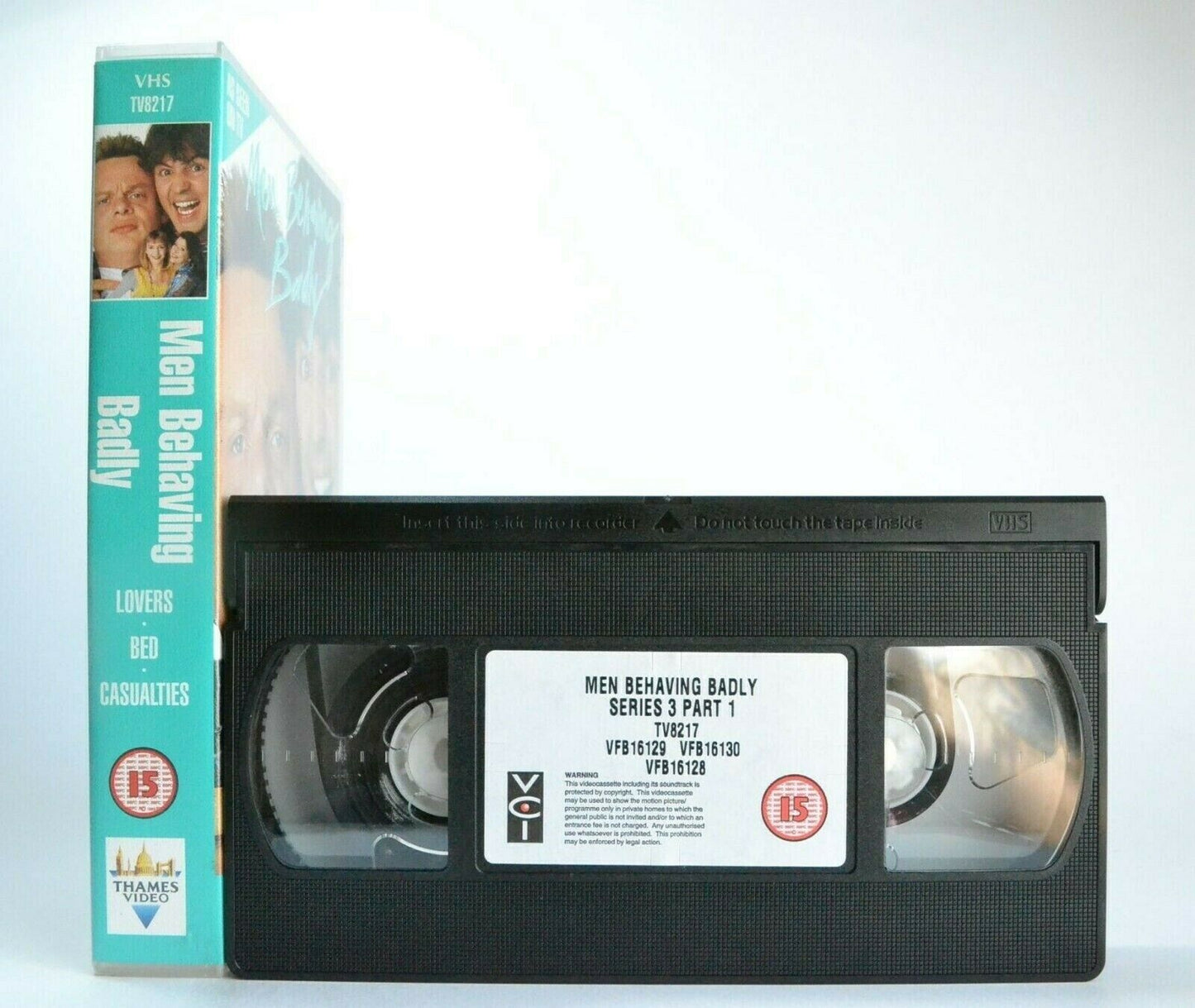 Men Behaving Badly: Lovers, Bed, Casualities - Sitcom - Situation Comedy - VHS-