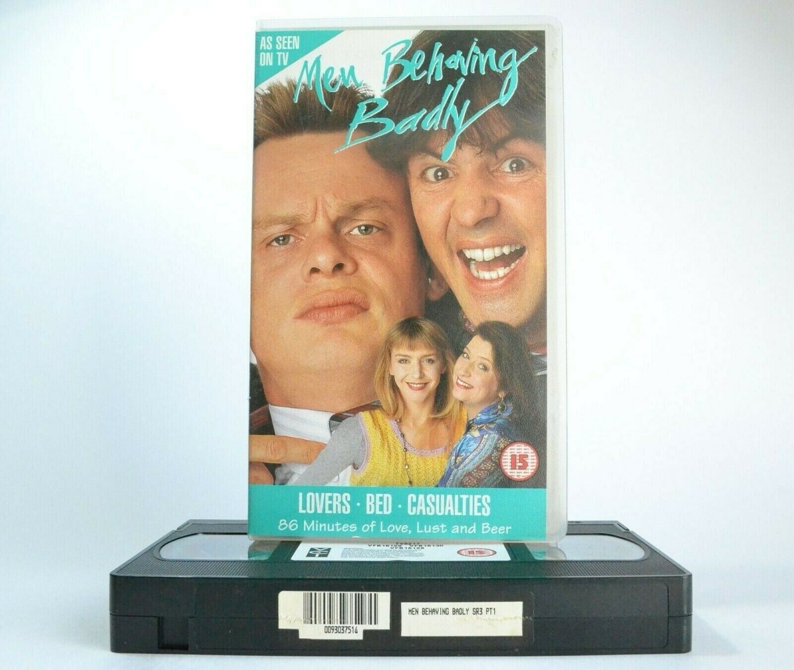 Men Behaving Badly: Lovers, Bed, Casualities - Sitcom - Situation Comedy - VHS-