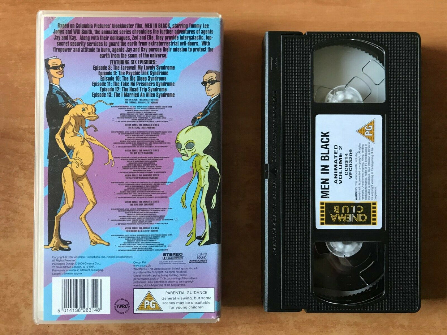 Men In Black [The Animated Series]: The Psychic Link Syndrome - Children's - VHS-