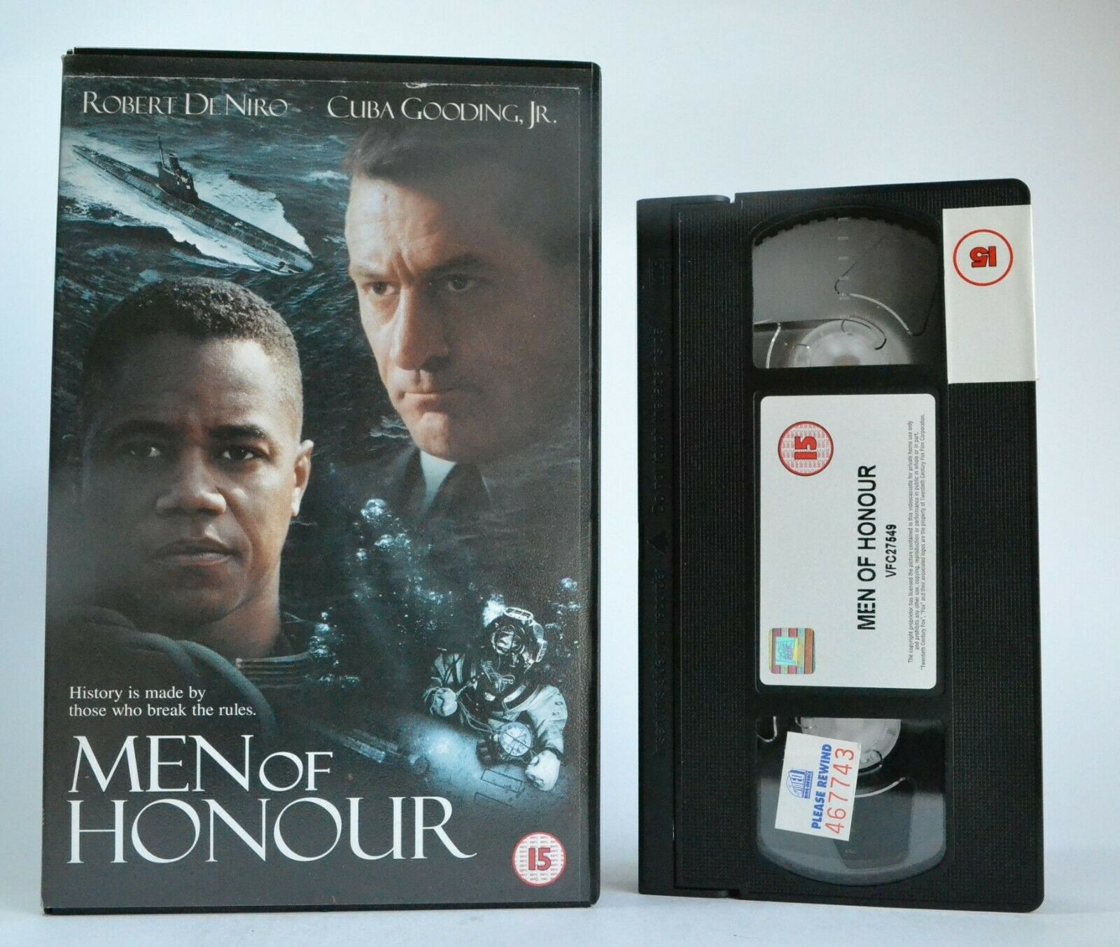 Men Of Honour: Based On True Story - Drama - R.De Niro/C.Gooding,Jr. - Pal VHS-