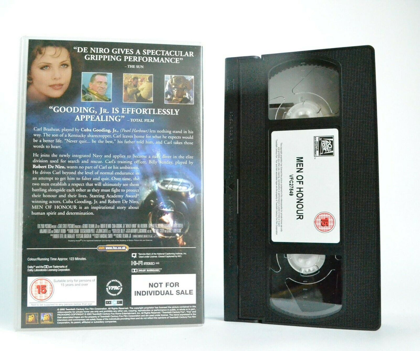 Men Of Honour: Special Edition - Drama - Based On True Story - R.De Niro - VHS-