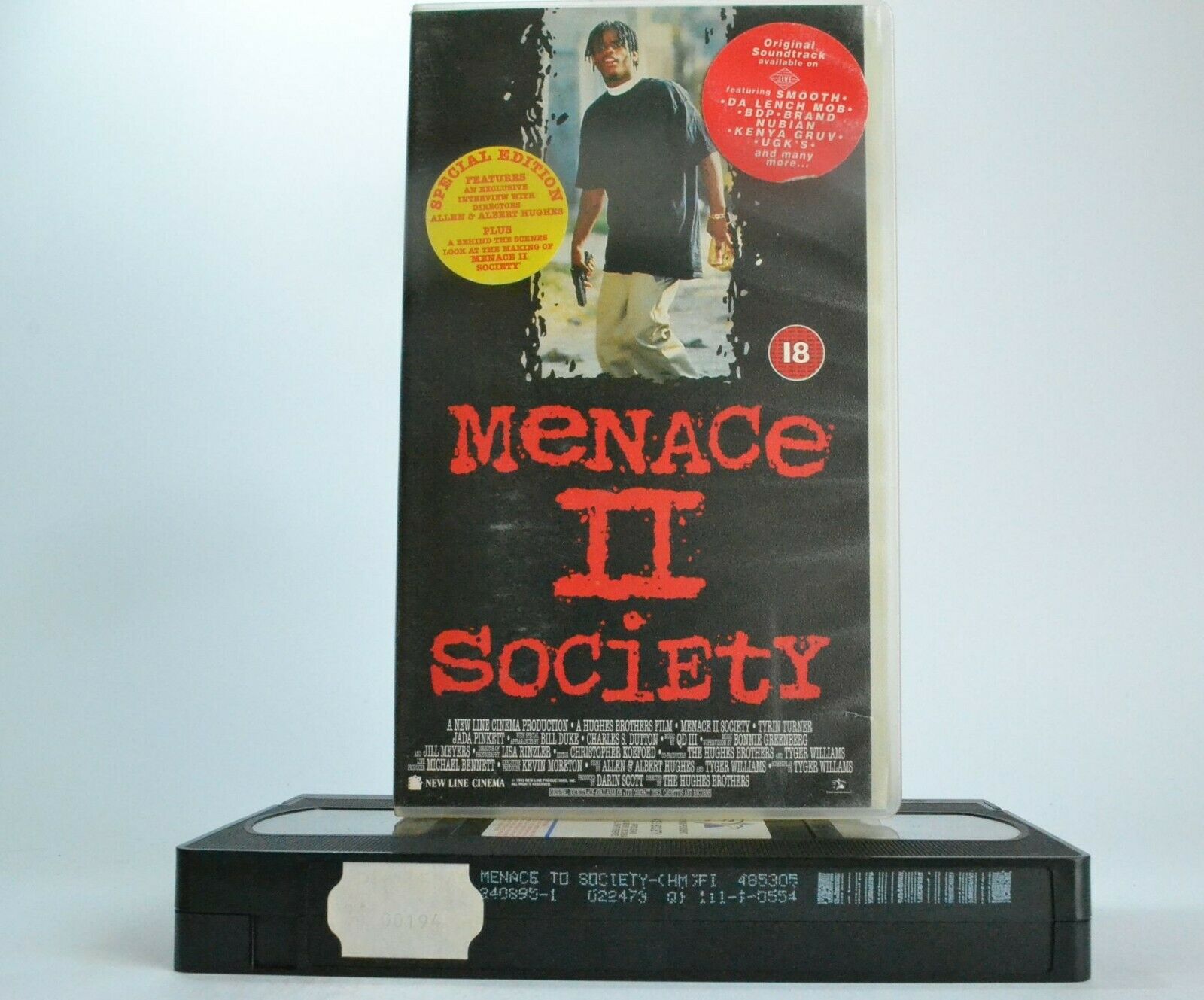 Menace 2 Society (1993): The Hughes Brothers Film - Crime Thriller - Pal VHS-