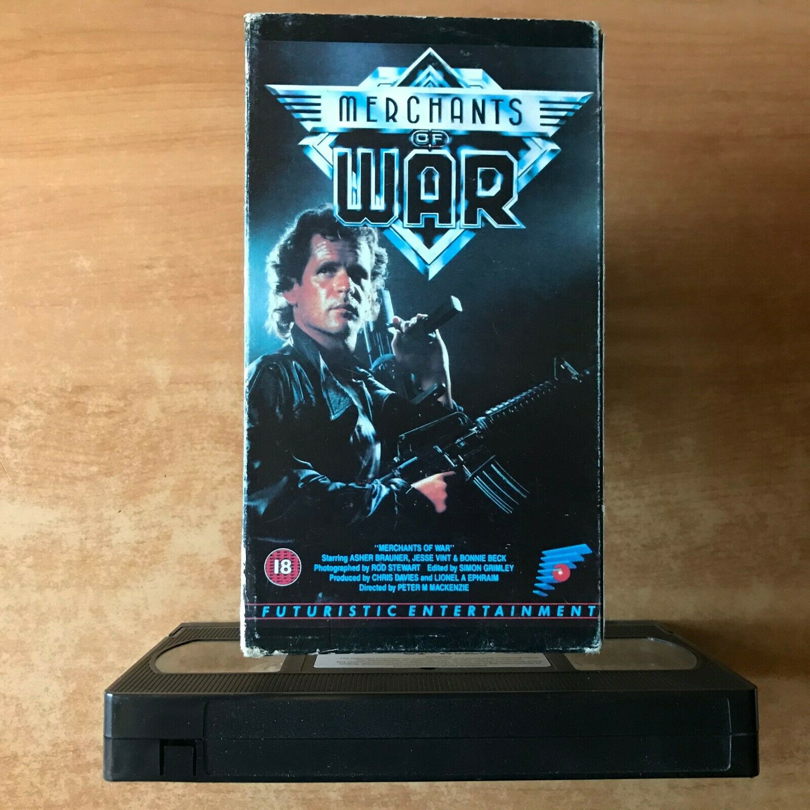 Merchants Of War [Futuristic Entertainment] Carton - Action; Asher Brauner - VHS-